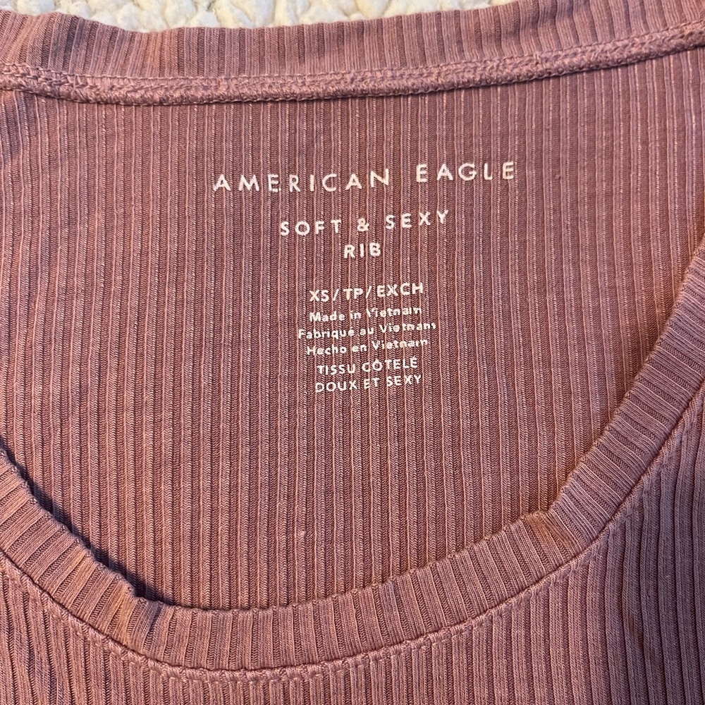 American Eagle Soft & Sexy Ribbed tank Top size xs